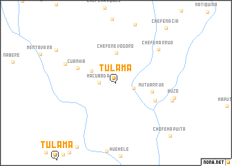 map of Tulama