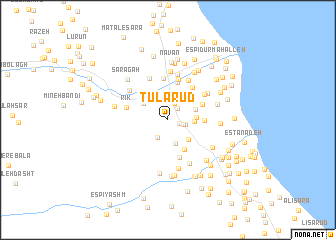 map of Ţūlā Rūd
