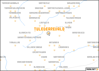 map of Tule de Arévalo