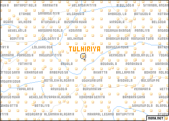 map of Tulhiriya