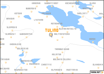 map of Tulino