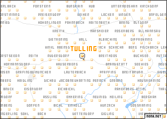 map of Tulling