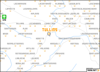 map of Tullins