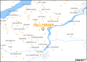 map of Tullyonven