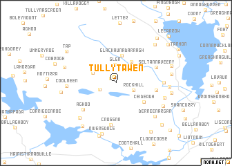 map of Tullytawen