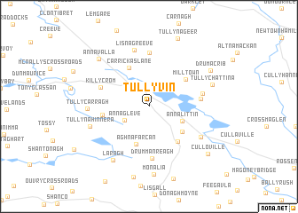 map of Tullyvin