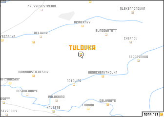 map of Tulovka