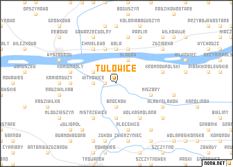 map of Tułowice