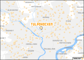 map of Tulpohocken