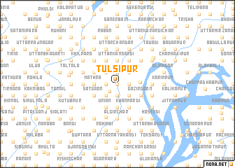 map of Tulsipur
