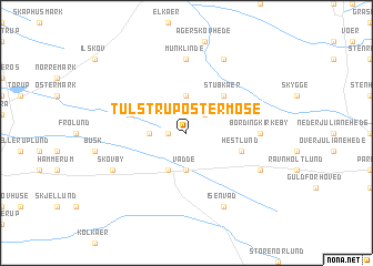 map of Tulstrup Østermose