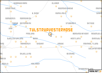 map of Tulstrup Vestermose