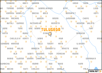 map of Tulu Geda
