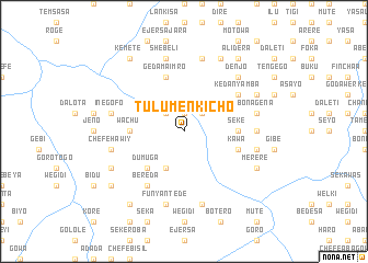 map of Tulu Menkīcho