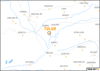 map of Tulum