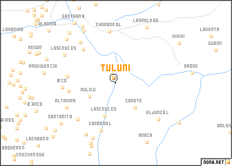 map of Tuluní