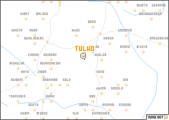map of Tulwo