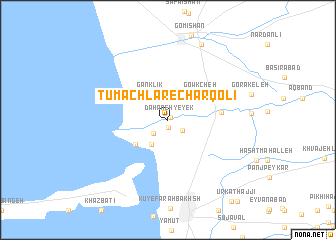 map of Tūmāchlar-e Chārqolī