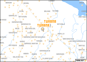 map of Tumana