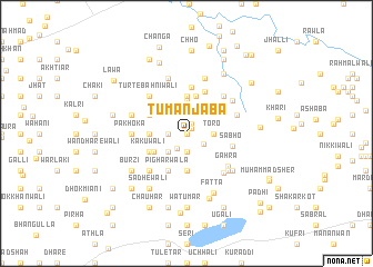 map of Tumān Jāba