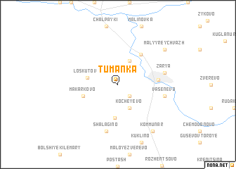 map of Tumanka