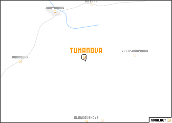 map of Tumanova