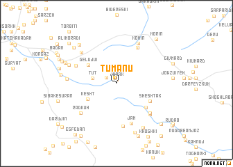map of Tūmānū
