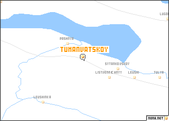 map of Tuman-Vatskoy