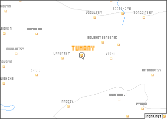 map of Tumany