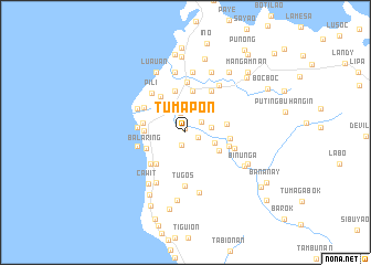 map of Tumapon