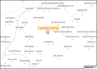 map of Ţūmār Kandī