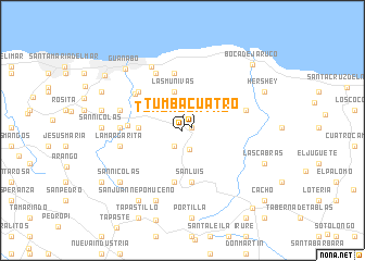 map of Tumba Cuatro