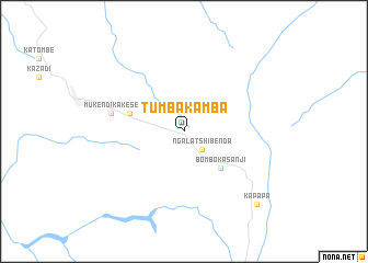 map of Tumba-Kamba