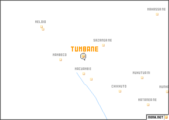 map of Tumbane