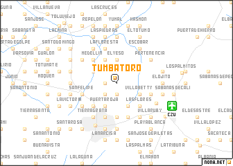 map of Tumbatoro