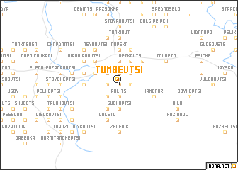 map of Tumbevtsi