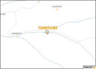 map of Tumenxian