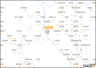 map of Tumia