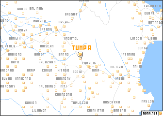 map of Tumpa