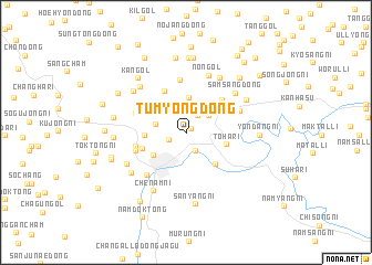 map of Tumyŏng-dong