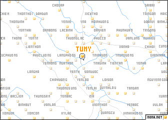 map of Tứ Mỹ