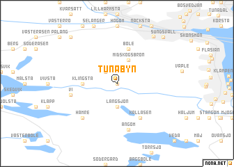 map of Tunabyn