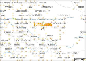 map of Tūn al Jurd