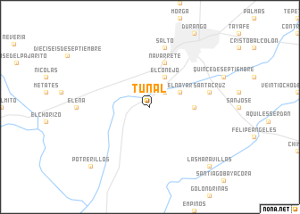 map of Tunal