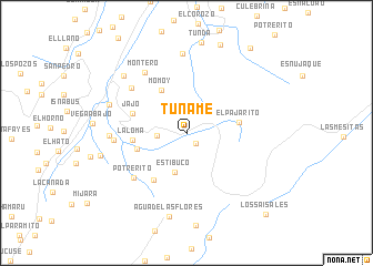 map of Tuñame