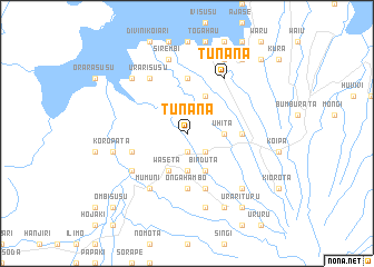 map of Tunana