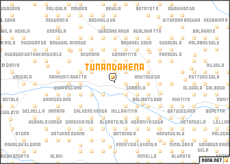 map of Tunandahena