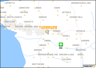 map of Tunapuna