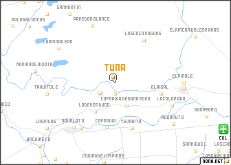 map of Tuna