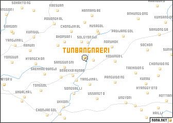 map of Tunbangnae-ri